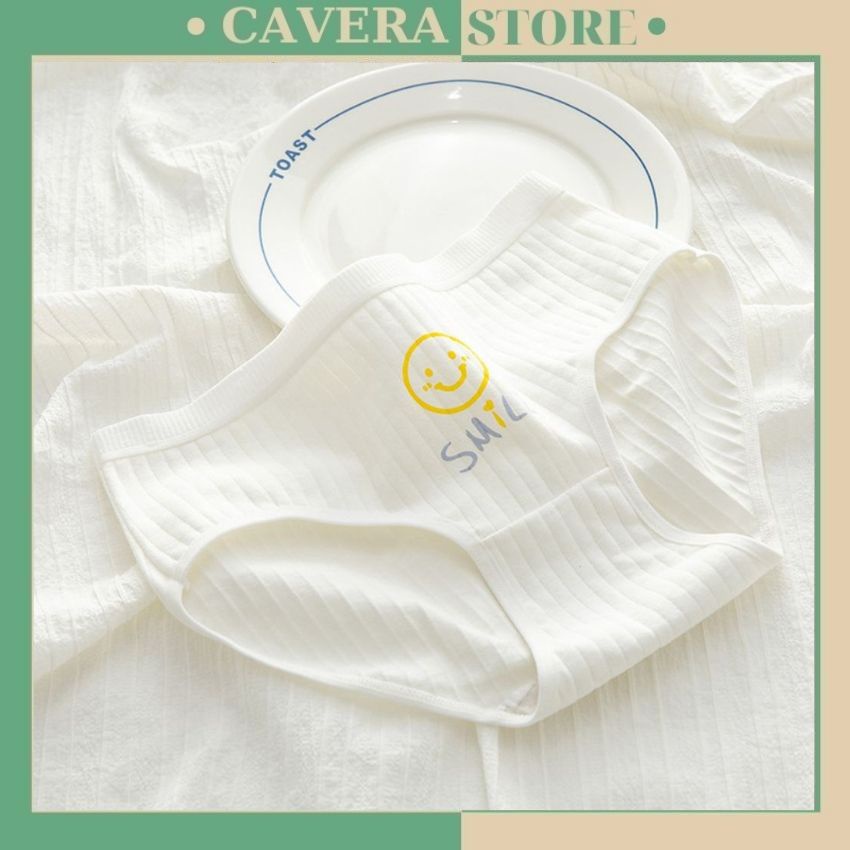 Quần lót nữ cotton - Quần chíp cotton kháng khuẩn khử mùi kẻ sọc tôn dáng họa tiết đẹp dễ thương L131