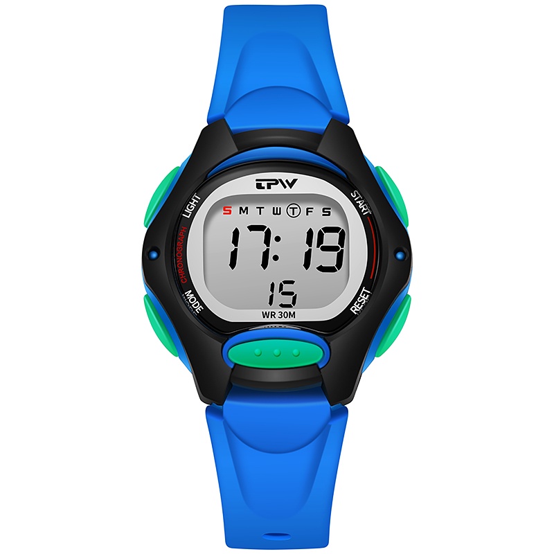 Đồng Hồ Điện Tử Chống Nước Siêu Nhẹ Cho Trẻ Em