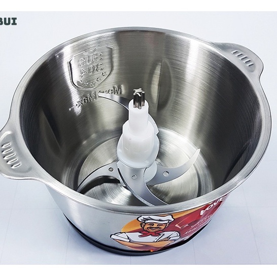 Máy xay thịt Povena PVN-3213 cối inox 304 dung tích 2L Công suất 300W - Hàng chính hãng BH 12 tháng