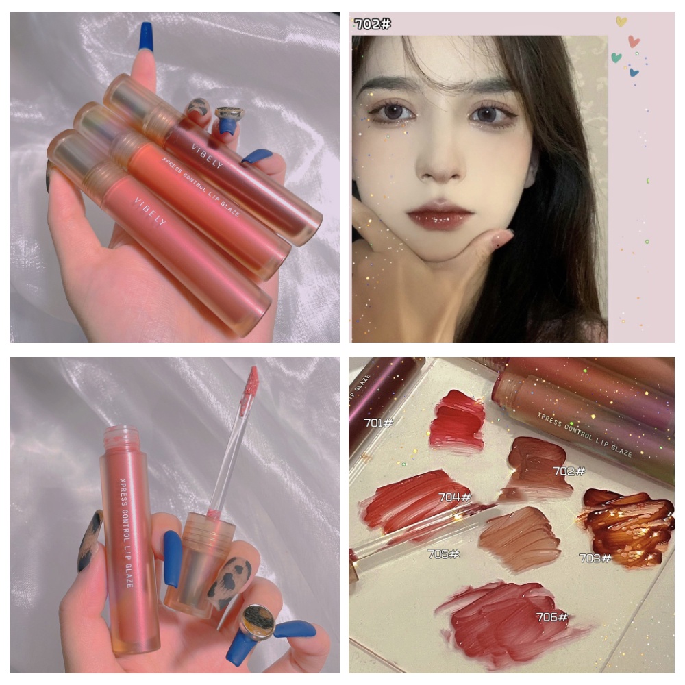 [Hàng mới về] Son Môi Dưỡng Ẩm Không Dính Cốc Thiết Kế Màu Sắc Độc Đáo