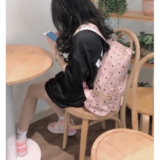 Balo M c M hồng baby size 40 (có sẵn)