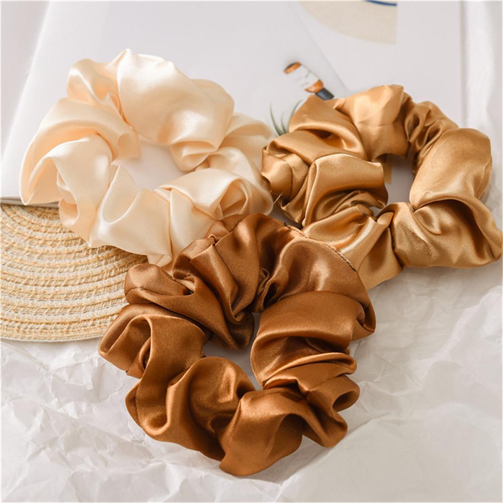 Dây Buộc Tóc Vải Lụa Satin Thời Trang Giá Đỡ