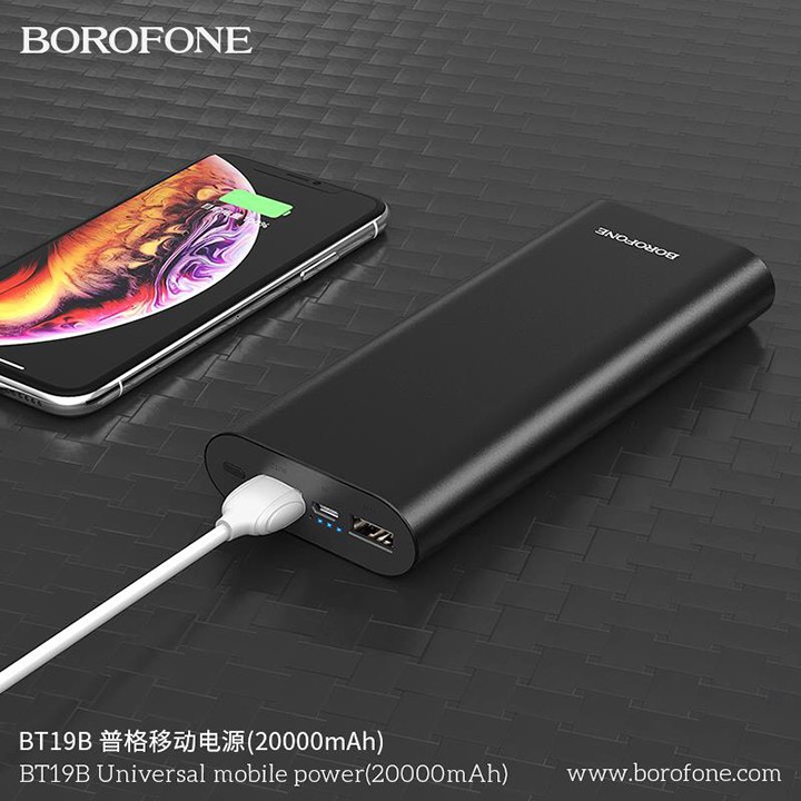 [Mã ELHAMS5 giảm 6% đơn 300K] Sạc pin dự phòng Borofone BT19/A/B -10.000-15.000-20.000mAh Phân phối chính hãng 2020