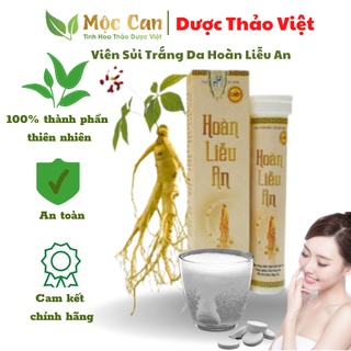 Viên uống sủi trắng da colagel Hoàn Liễu An giúp bảo vệ làn da mịn màng, mờ nám, giảm lão hóa tăng tính đàn hồi