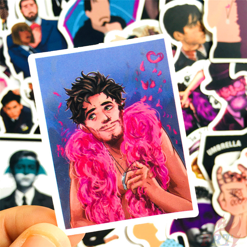 Set 50 hình dán The Umbrella Academy - Series 03 TV Shows DIY thời trang chống nước