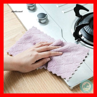 (1 CÁI) Khăn Lau Bếp Đa Năng 2 Mặt Siêu Thấm Nước