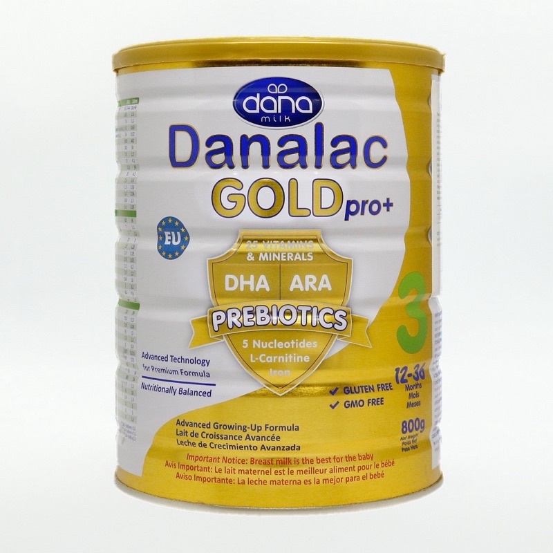Sữa danalac gold 800g Nhập khẩu thuỵ sĩ ( 2023)