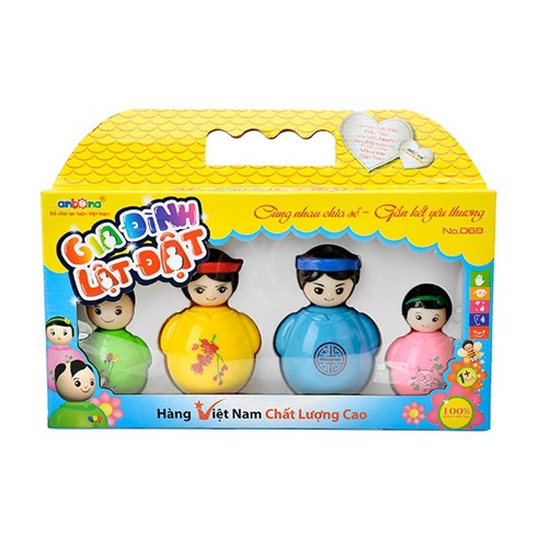 Bộ Đồ Chơi Gia Đình Lật Đật TomcityVN Atona (Hàng Việt Nam)
