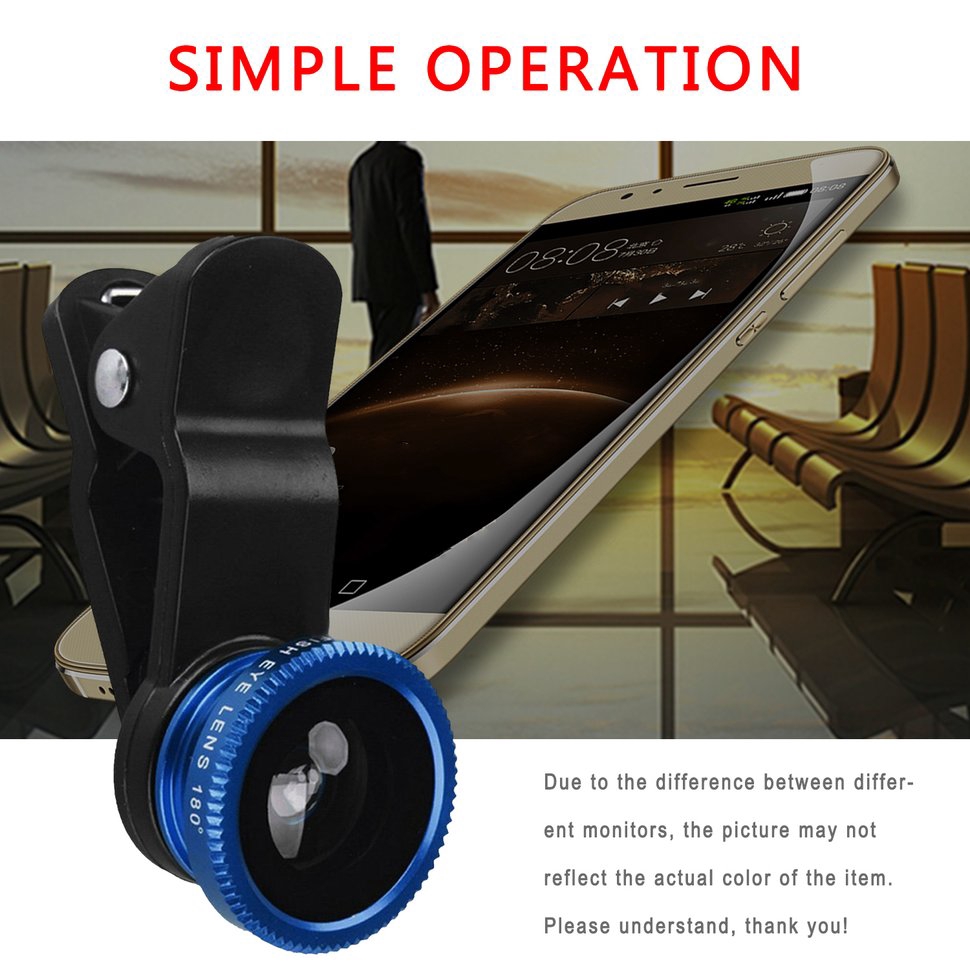 Bộ 3 món ống kính gắn camera cho điện thoại dễ dùng