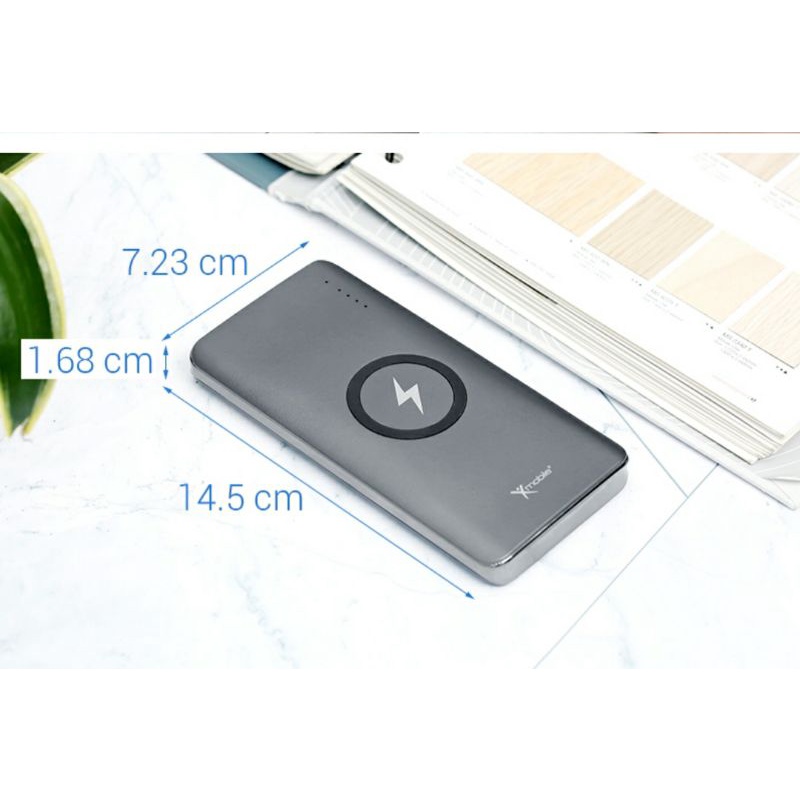 Sạc dự phòng không dây  10.000 mAh Type C PD QC3.0 Xmobile P66D