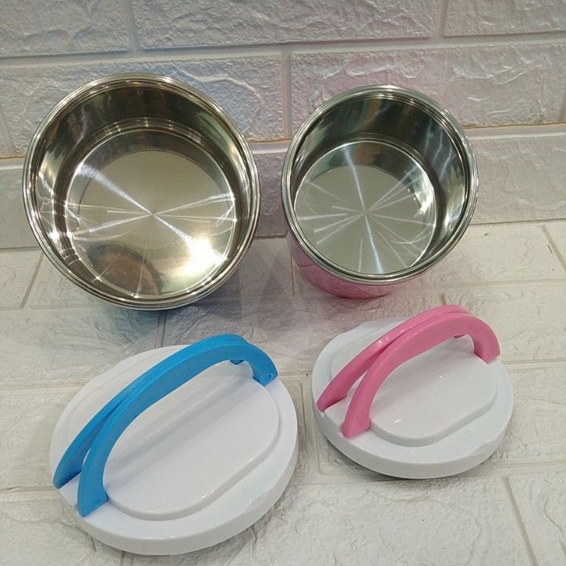 Cặp lồng inox chấm bi đường kính 11,5cm , 13cm, có 1,2,3 tầng