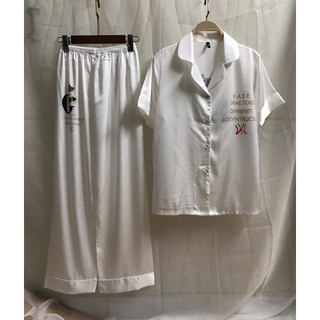 PIJAMA CỘC DÀI CON ONG 🐝 LỤA CAO CẤP QUẢNG CHÂU