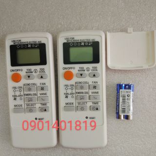 Điều khiển máy lạnh Mitsubishi(màng hình đen)