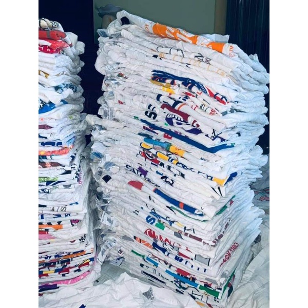 Áo thun mỹ 2hand màu trắng 99% ⚡FREESHIP⚡( trắng trơn . trắng hình )