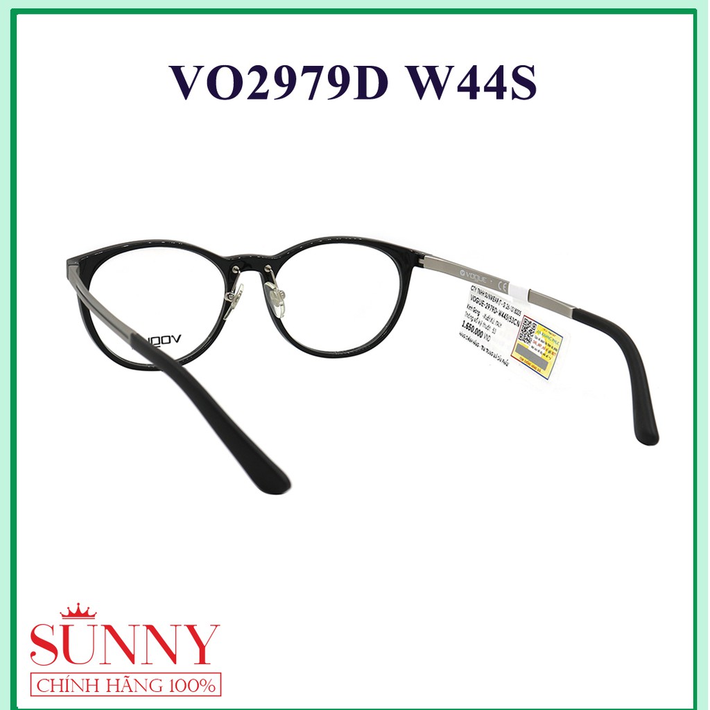 VO2979D W44S - gọng kính Vogue chính hãng Italia, bảo hành toàn quốc