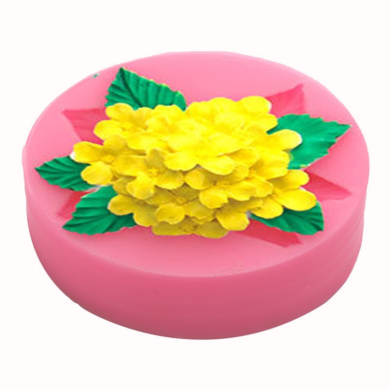 Khuôn Silicone Hoa Mẫu Đơn Hoa Hồng Hoa cúc hoa cẩm tú cầu hoa dừa cạn hoa nhài Trang Trí Bánh