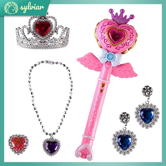 Set 5 Gậy Phép Thuật Có Đèn Phát Sáng Thời Trang Cho Bé