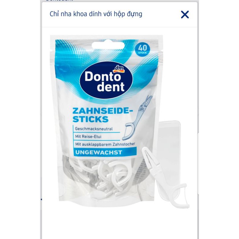 Que chỉ nha khoa Dontodent, 40 chiếc