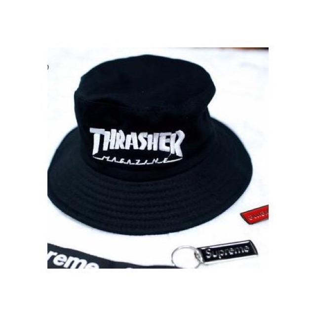Nón Bucket 1 Mặt Thêu Chữ Thrash
