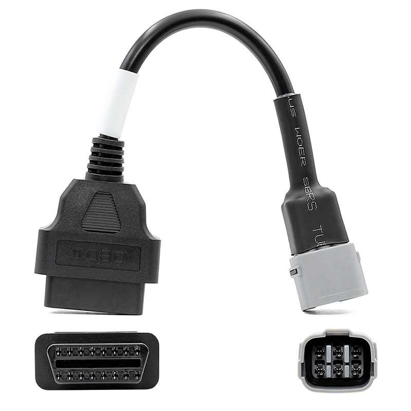 Dây Cáp Chuyển Đổi 6 Pin Sang OBD2 16 Pin Cho Xe Máy Suzuki