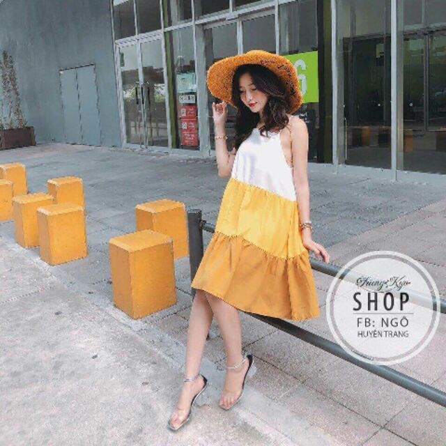 VÁY 2 DÂY CẦU VỒNG