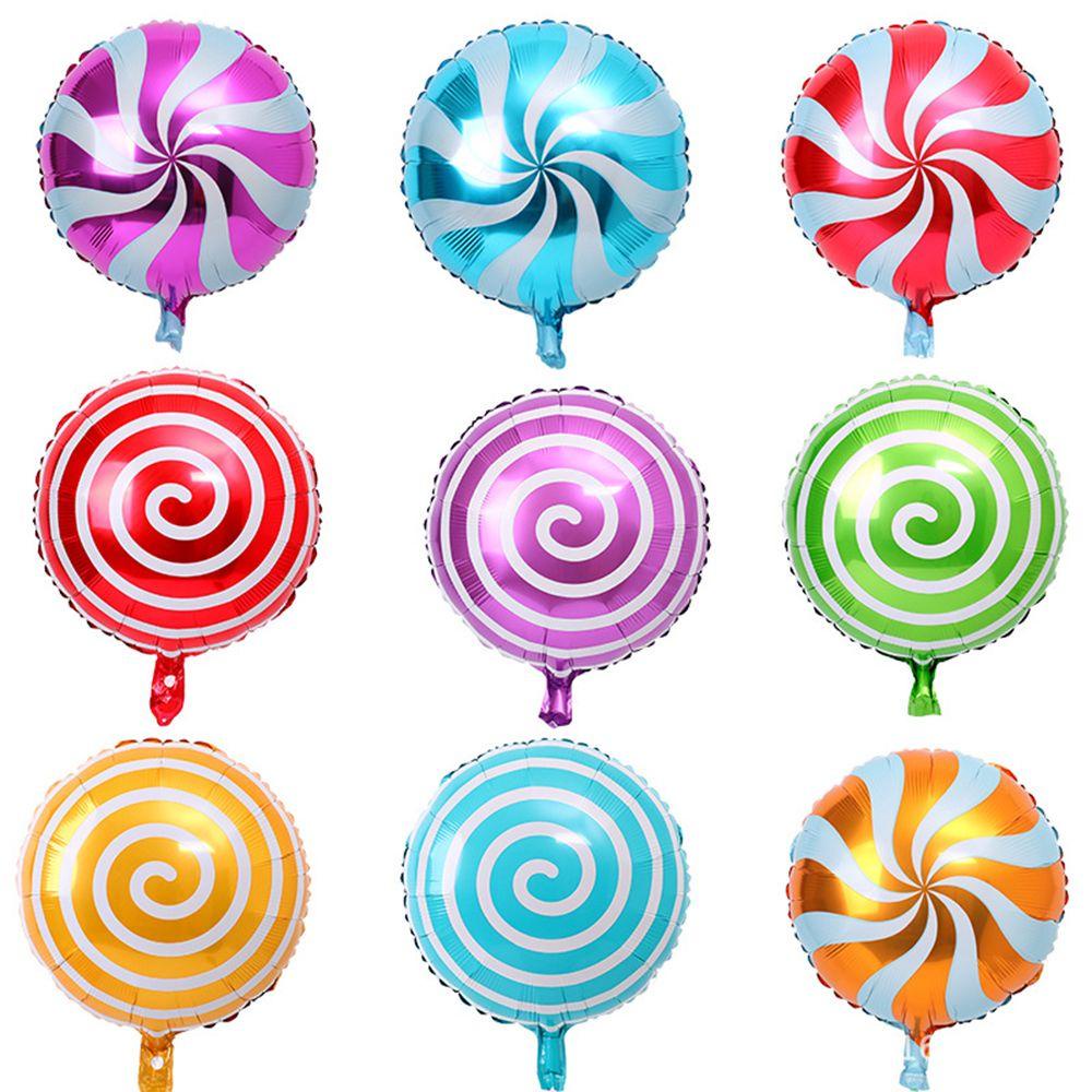 Lloyd Bong Bóng Helium Lõi Nhôm Hình Tròn Họa Tiết Đồ Chơi Trang Trí Tiệc Cưới Cho Trẻ Em