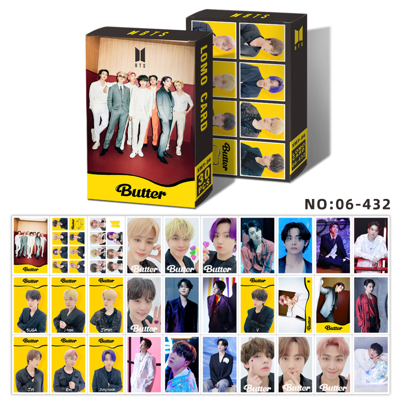 Hộp 30 Ảnh Lomo Card Nhóm Nhạc Bts 2021