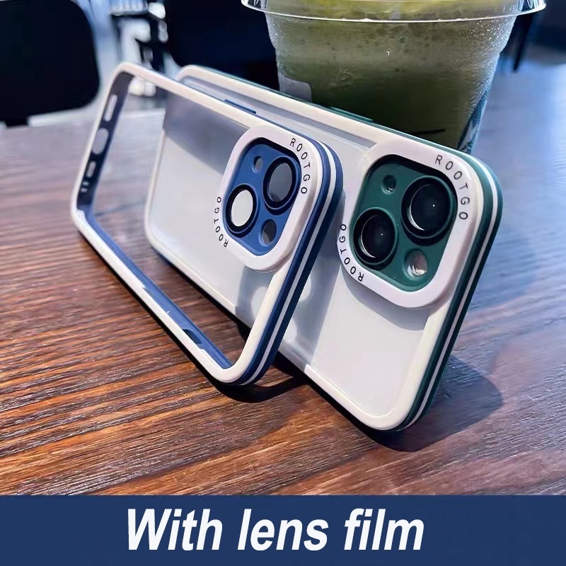 Cứng Ốp Điện Thoại Họa Tiết Bầu Trời Đầy Sao Kèm Miếng Dán Màn Hình Cho iphone 13 13 pro max 11 12 12 pro max