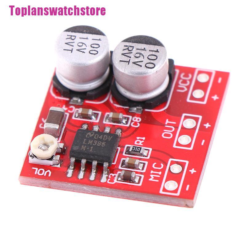 Bảng Mạch Khuếch Đại Âm Thanh Micro DC 5V-12V LM386 200 Lần