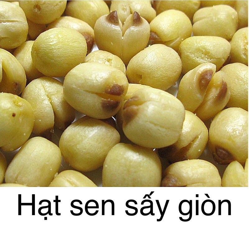 Hạt sen sấy giòn ăn liền