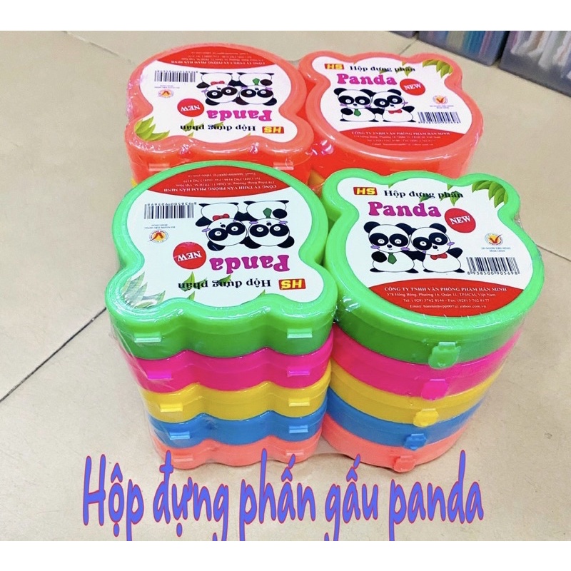 Hộp đựng phấn học sinh hình gấu panda