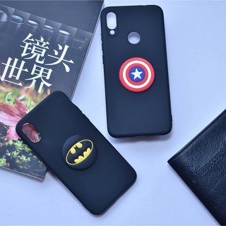 iPhone 11 11 Pro Max Cartoon Marvel Spiderman Batman Soft Silicone Cover Vỏ điện thoại mềm