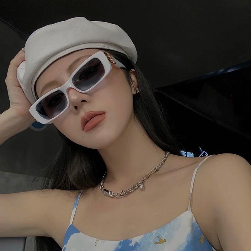 Kính mát hình chữ nhật phong cách Ulzzang Hàn Quốc thời trang cho nữ