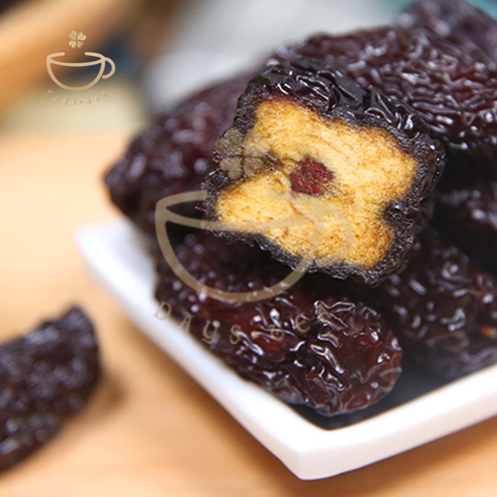 TÁO ĐEN ĐẠI TÁO 100g - Đông Y Chấn Hưng Long