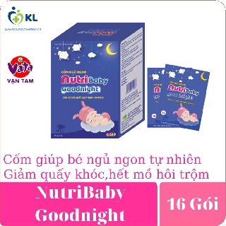 Nutribaby Goodnight- Cho Bé Yêu Giấc Ngủ Ngon tự nhiên, ngủ sâu giấc hơn, giảm quấy khóc đêm