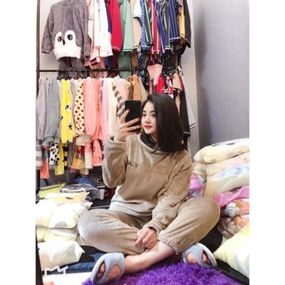 sỉ=lẻ Bộ ngủ bông siêu ấm