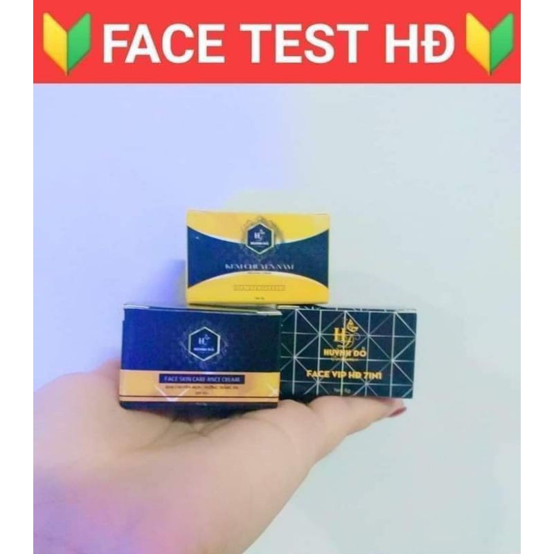 Combo Face Test TRẮNG DA + MỤN + NÁM Huỳnh Đỗ