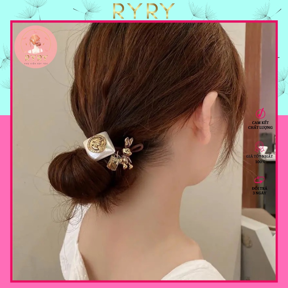 Dây Cột Tóc Hình Gấu Xinh Xắn Sang Chảnh Cho Nữ