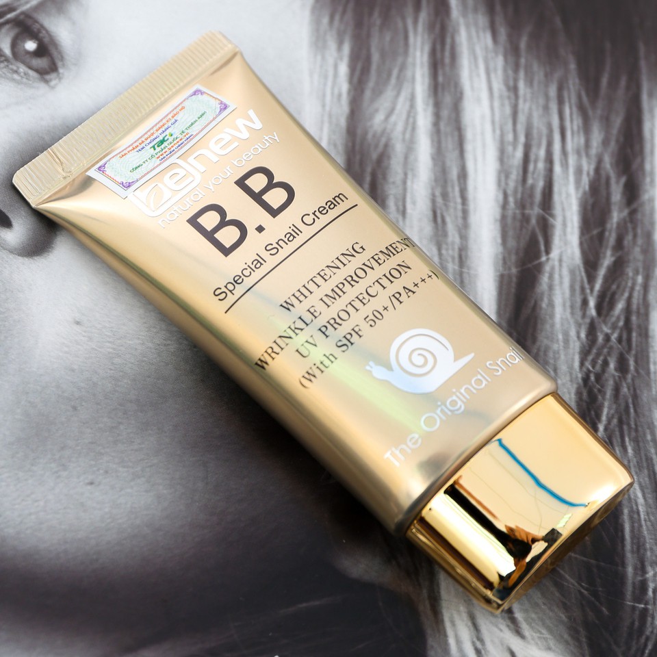 Kem nền chống nhăn Benew BB Special Snail Cream SPF50+ PA+++ 50ml