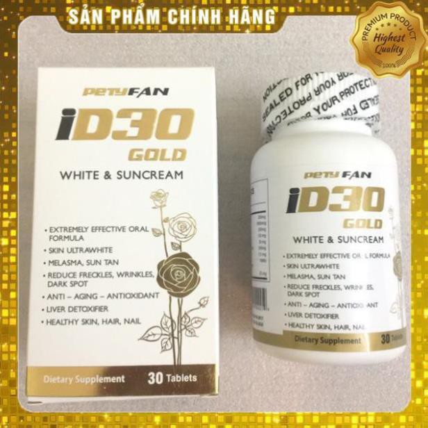 (xuka.xuka1) - Viên uống trắng da, chống nắng ID30 white & suncream