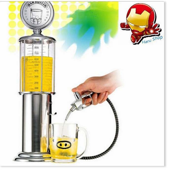 Tháp đựng bia phong cách trạm bơm xăng độc đáo dung tích 1000ml