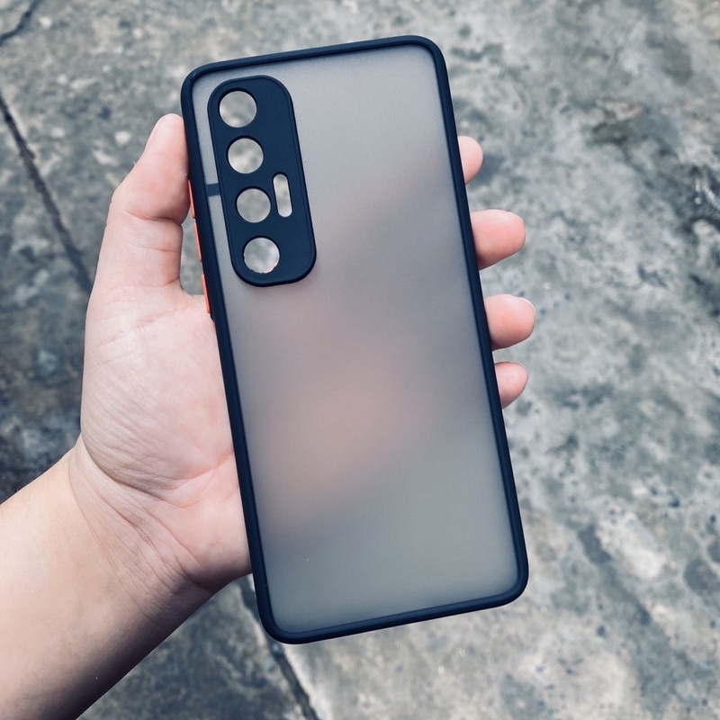 Xiaomi Mi 10S MI 10 S 5G Ốp lưng su non mặt lưng nhám viền màu chống sốc ốp điện thoại bảo vệ Camera sau
