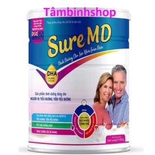 Sữa sure md dành cho người bị tiểu đường, tiền tiểu đường . hsd 2026