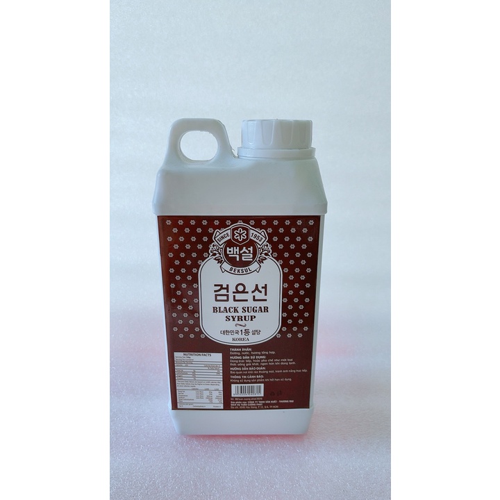 Syrup đường đen Hàn Quốc chai 1L