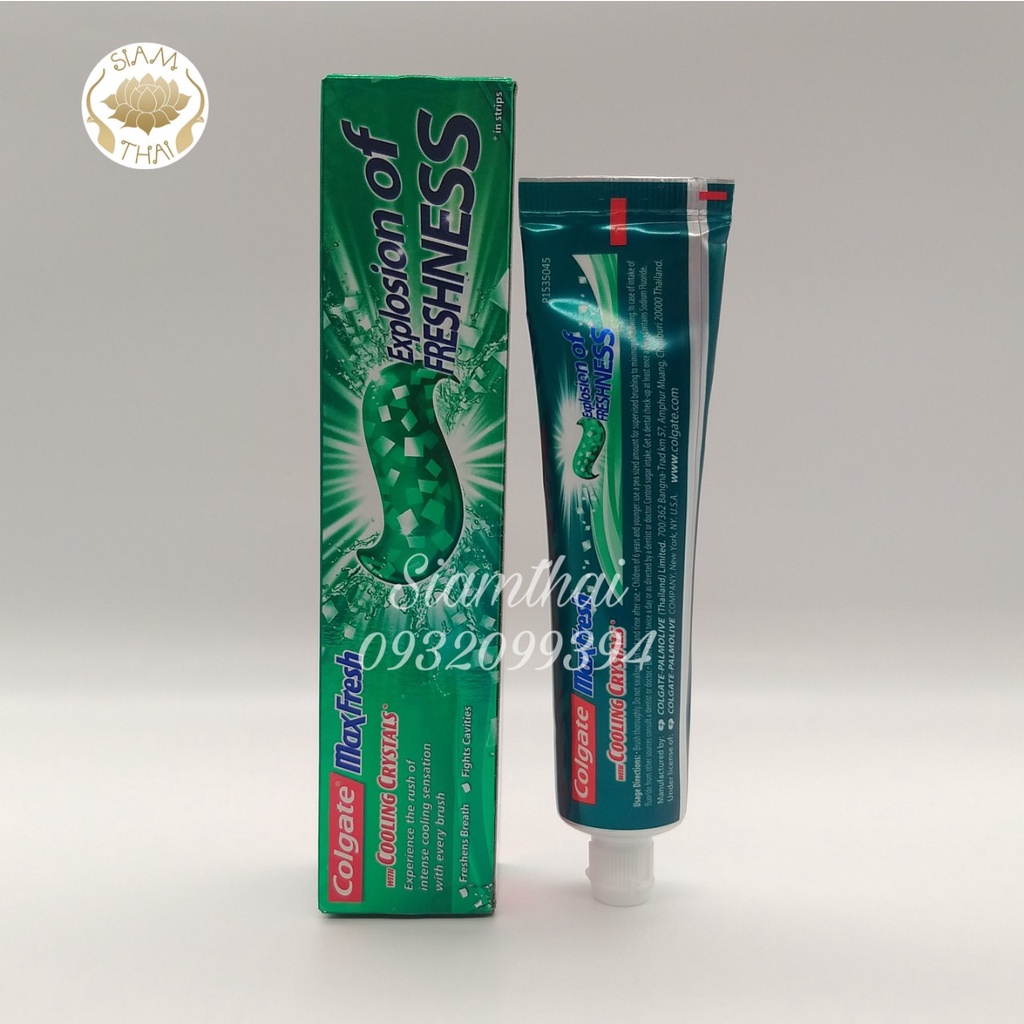 Kem Đánh Răng Bạc Hà The Mát Colgate Max Fresh Thái Lan 137g