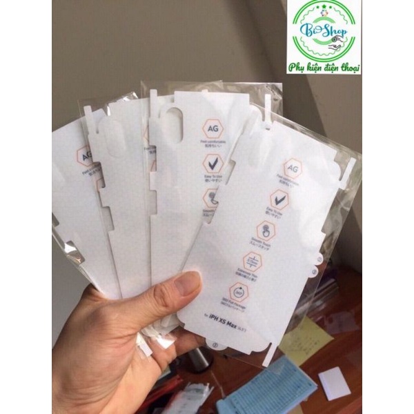 ☘️ 12 PRO MAX 🍀 Skin dán ppf full viền chống bám vân tay chống xước 7 8 7plus 8plus x xr xs max 11