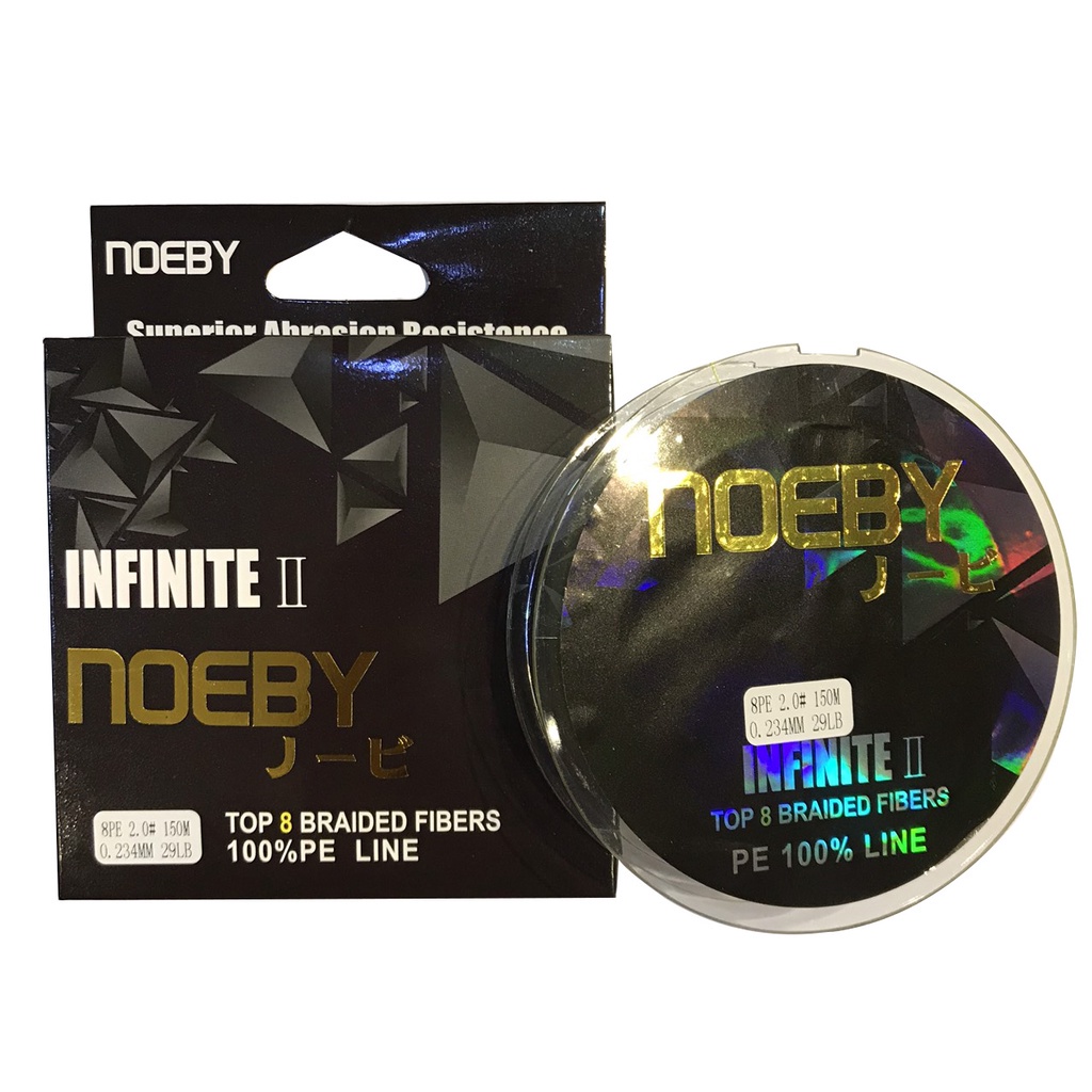 Dây Dù Câu Cá Noeby 150m Gồm 8 Lõi Lụa Đức Cao Cấp Chính Hãng Siêu Khỏe _ shop đồ câu Phía bắc
