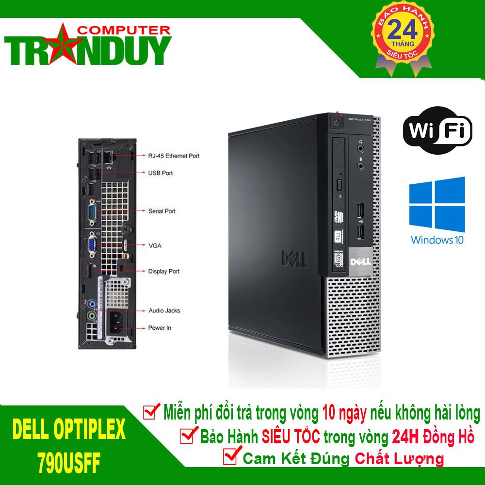 Thùng Máy CPU Dell  Ultral Slim Factor Form ( USFF ) Đa Cấu Hình nhiều lựa chọn/ Hàng LikewNew FullBox/Tích Hợp Wifi | BigBuy360 - bigbuy360.vn