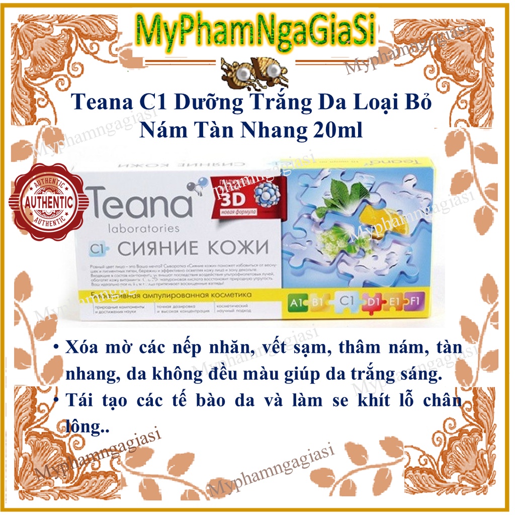 Collagen Teana C1 cải thiện sạm, nám, dưỡng trắng mịn da