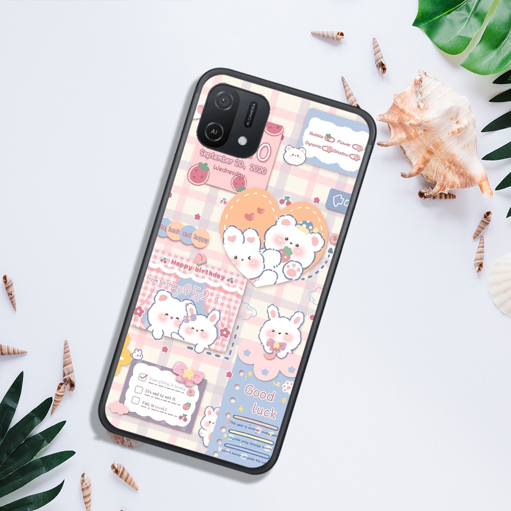 ỐP LƯNG OPPO A16 - A16K, IN HÌNH GẤU NÂU CHOCOLATE ĐÁNG YÊU.